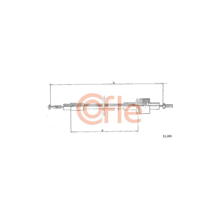 Cofle 11.244 Clutch Cable