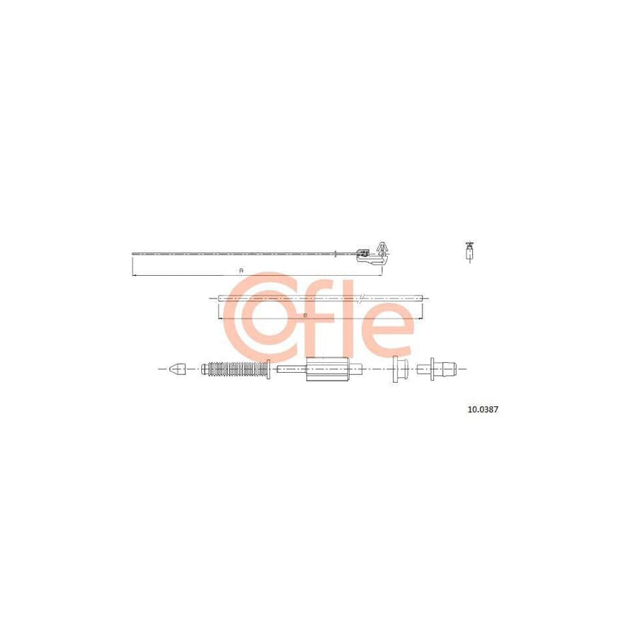 Cofle Bh.Re015 Brake Hose