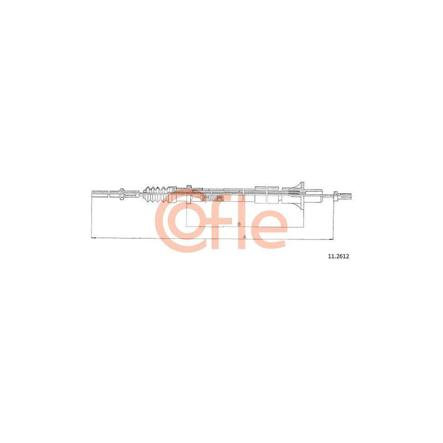 Cofle 11.2612 Clutch Cable