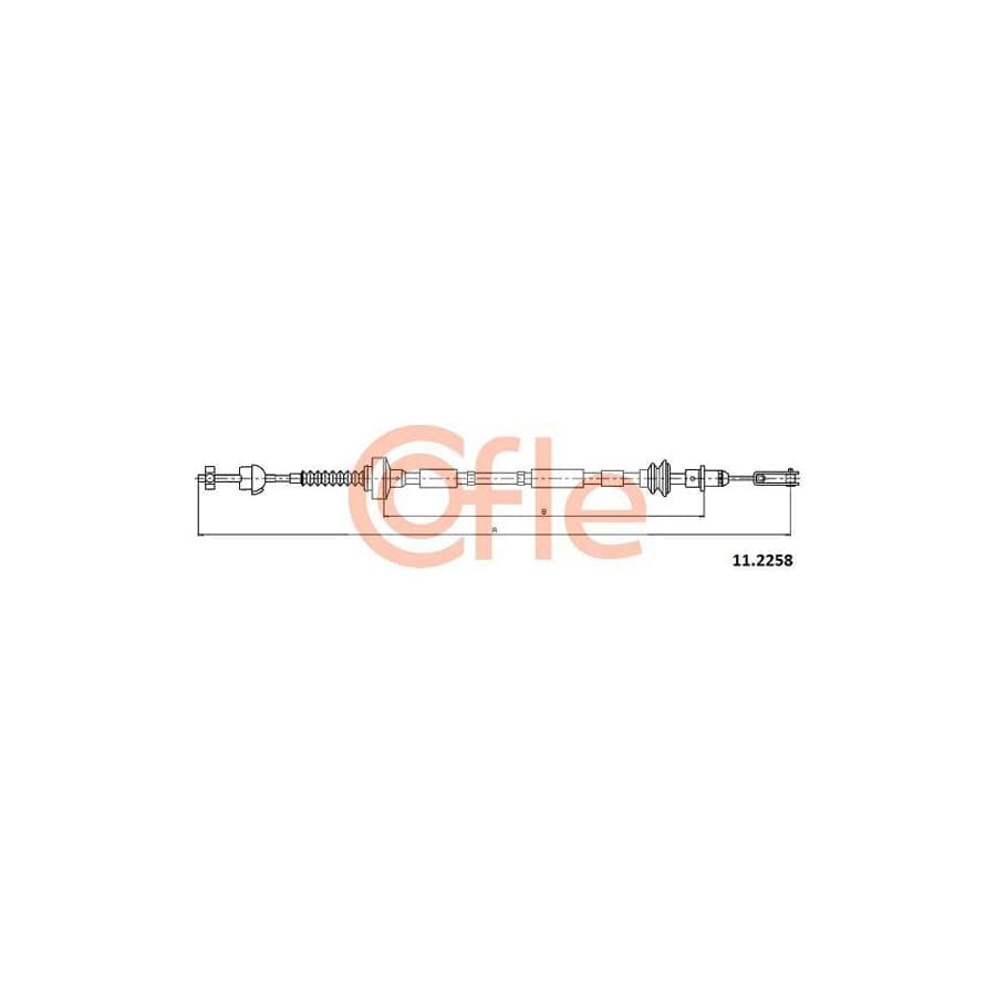 Cofle 92.11.2258 Clutch Cable