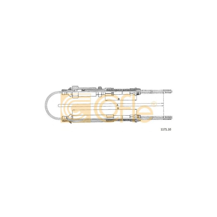 Cofle 1171.10 Hand Brake Cable