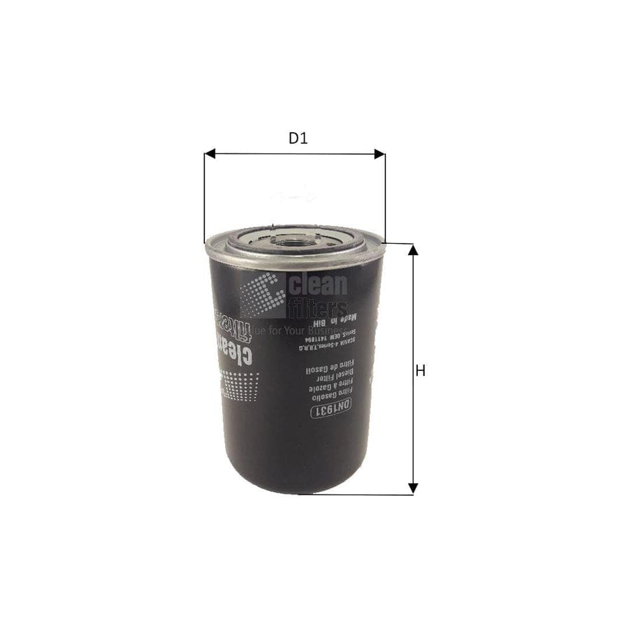 Clean Filter DN1931 Fuel Filter