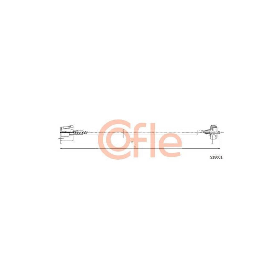 Cofle S18001 Speedometer Cable For Mitsubishi Starion (A180, A187)