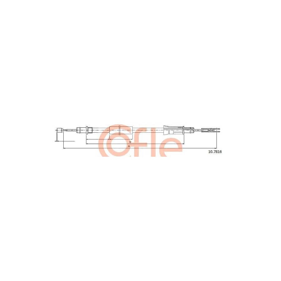 Cofle 10.7816 Hand Brake Cable