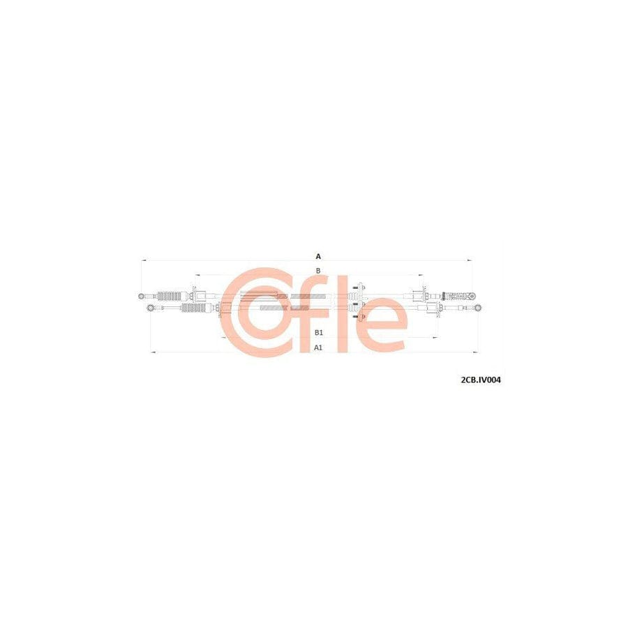 Cofle 2Cb.Iv004 Cable, Manual Transmission For Iveco Daily