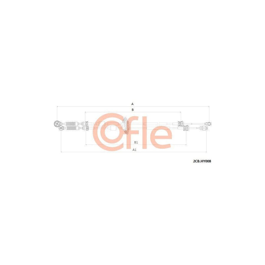 Cofle 2Cb.Hy008 Cable, Manual Transmission