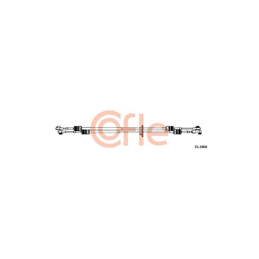 Cofle 92.15.2460 Cable, Manual Transmission For Ford Transit