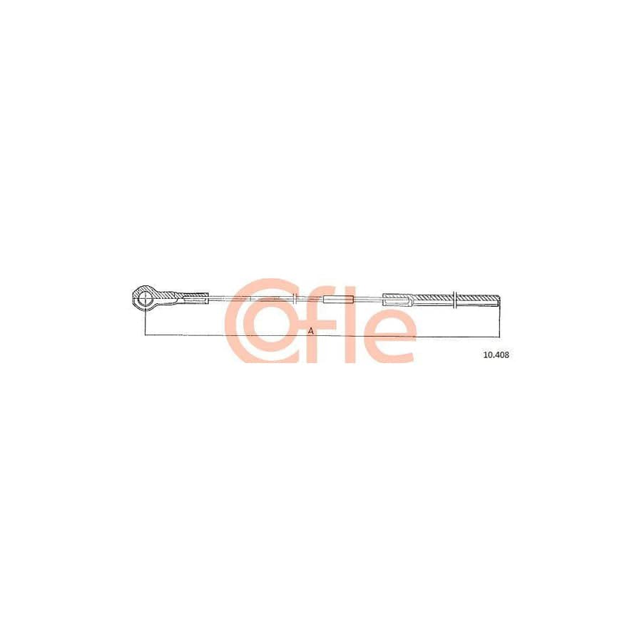 Cofle 10.408 Hand Brake Cable