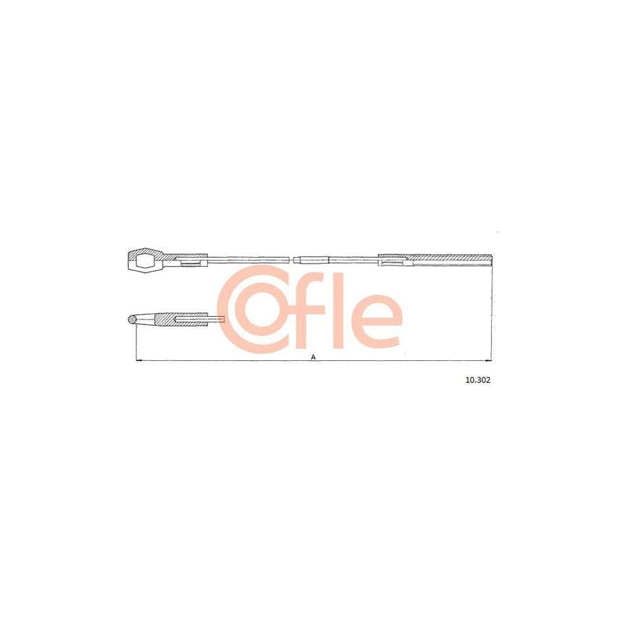 Cofle 10.302 Clutch Cable