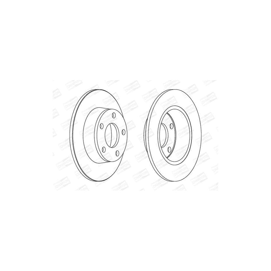 Champion 562690CH Brake Disc For Audi A6