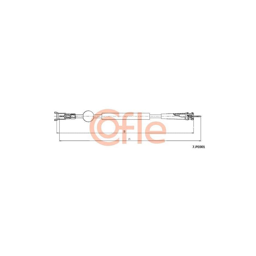 Cofle 7.Pe001 Speedometer Cable