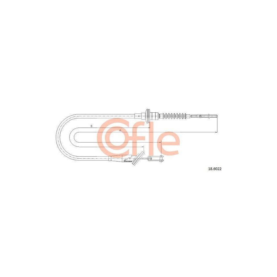 Cofle 18.6022 Clutch Cable