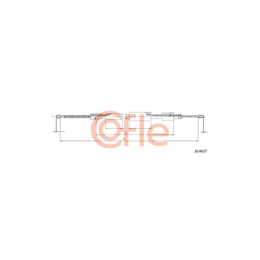 Cofle 10.6027 Hand Brake Cable