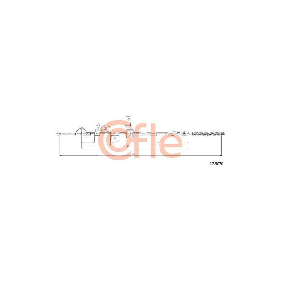 Cofle 17.5070 Hand Brake Cable