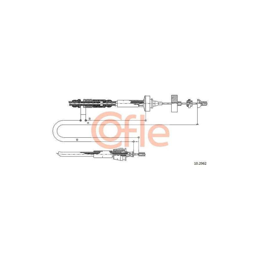 Cofle Bh.Vk015 Brake Hose For VW Transporter