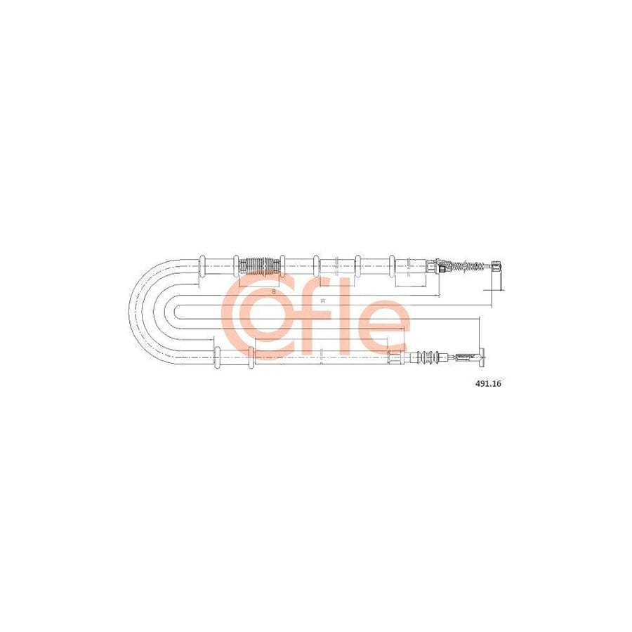 Cofle Bh.Ct008 Brake Hose