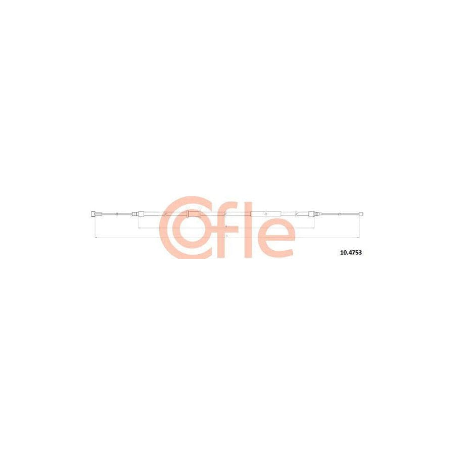 Cofle 92.10.4753 Hand Brake Cable