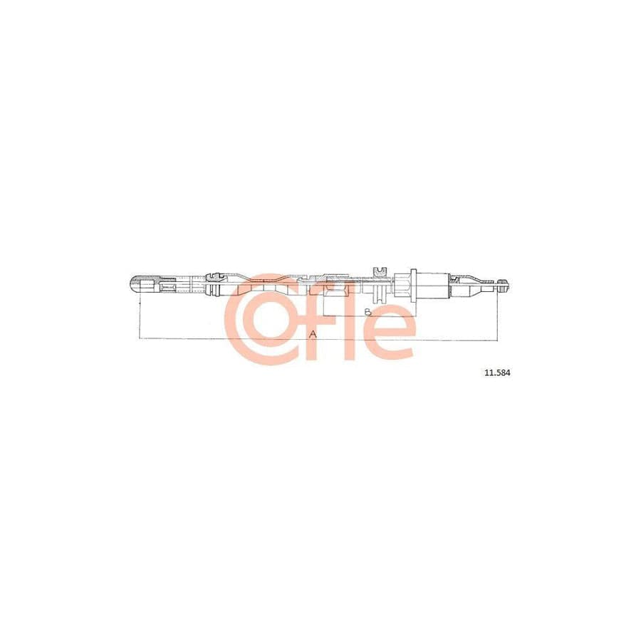 Cofle 11.584 Hand Brake Cable