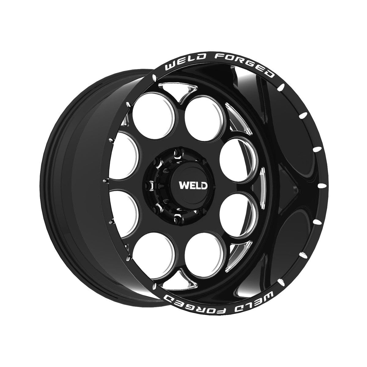 Weld W71002074BAA Redondo Xt Wheel 20x12 5x139.7 ET-51 BS4.5 Gloss Black &amp; Contrast Cut