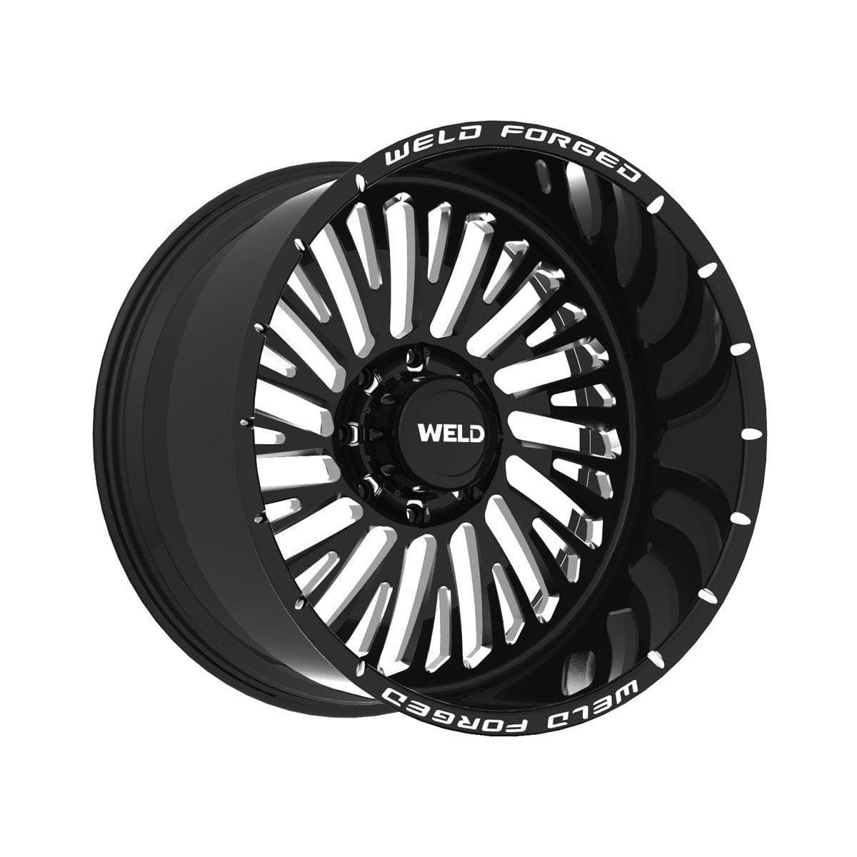 Weld W71102089BBA Jericho Xt Wheel 20x12 6x135 ET-51 BS4.5 Gloss Black &amp; Contrast Cut