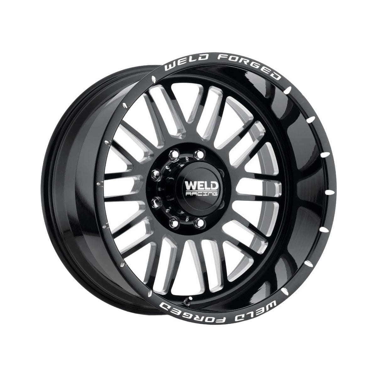 Weld W70324084BCA Konflict Xt Wheel 22x14 6x139.7 ET-76 BS4.5 Gloss Black &amp; Contrast Cut