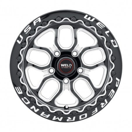 Weld S907B0071P22 Laguna Beadlock S907 Wheel 15x10 5x115 ET22 BS6.4 Gloss Black MIL - DIA