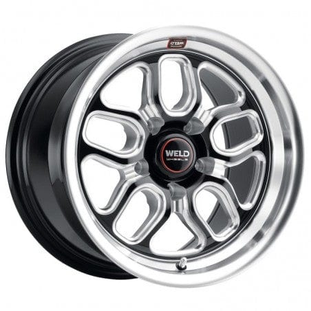 Weld S152B0022P46 Laguna Drag S152 Wheel 15x10 5x120 ET45 BS7.25 Gloss Black MIL - DIA