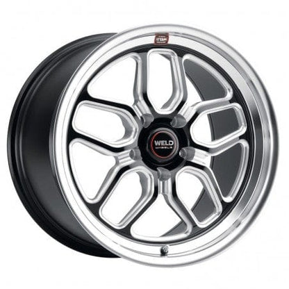 Weld S15282063P55 Laguna Drag S152 Wheel 18x12 5x120.65 ET55 BS8.7 Gloss Black MIL - DIA