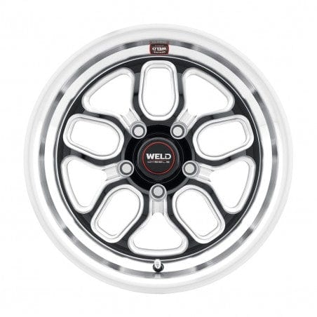 Weld S107B8067450 Laguna S107 Wheel 15x8 5x114.3 ET0 BS4.5 Gloss Black MIL - DIA