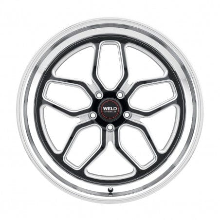 Weld S10720563625 Laguna S107 Wheel 22x10.5 5x120.65 ET13 BS6.25 Gloss Black MIL - DIA