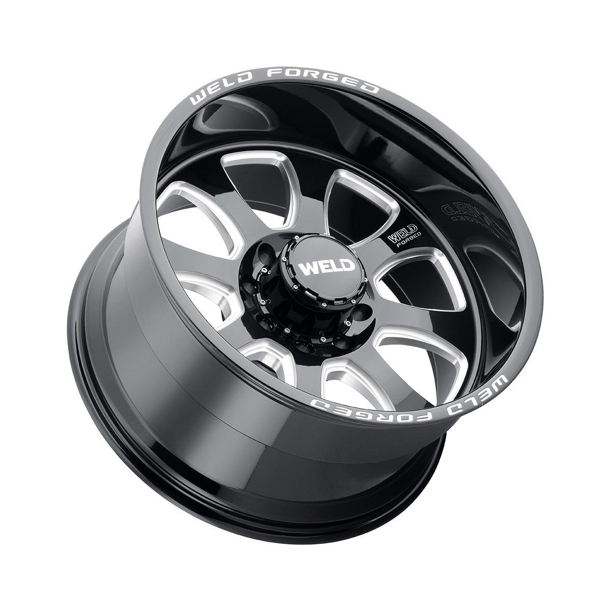 Weld W70704074BBA Renegade Xt Wheel 20x14 5x139.7 ET-76 BS4.5 Gloss Black & Contrast Cut