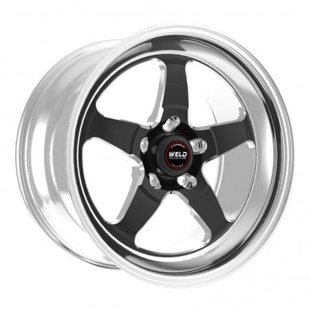 Weld 71LB7080B45A S71 Wheel 17x8 5x4.75 ET0 BS4.5 Black Center - Polished Shell