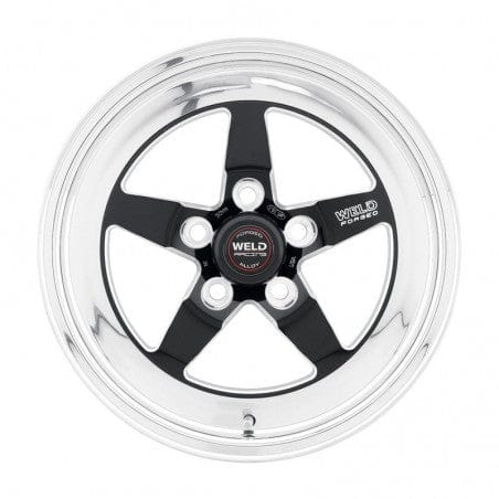 Weld 71MB-511W65C S71 Wheel 15x11 5x115 ET13 BS6.5 Black Center - Polished Shell