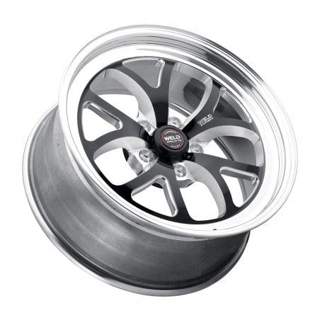 Weld 76HB8095B51A S76 Wheel 18x9.5 5x4.75 ET-4 BS5.1 Black Center - Polished Shell