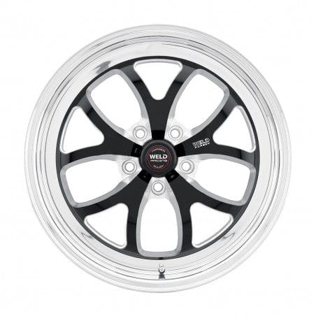 Weld 76LB8110B52A S76 Wheel 18x10 5x4.75 ET-20 BS5.2 Black Center - Polished Shell