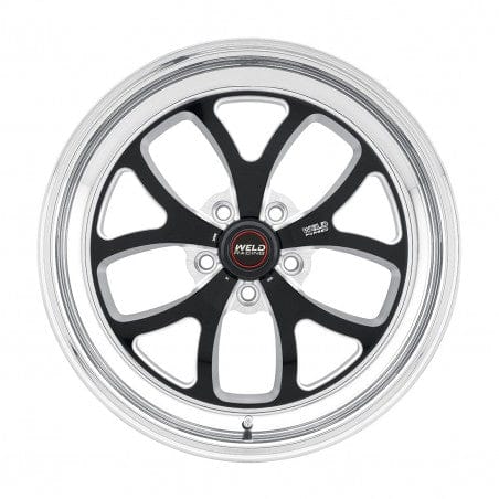 Weld 76HB8110W61A S76 Wheel 18x11 5x115 ET3 BS6.1 Black Center - Polished Shell