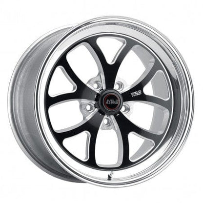 Weld 76HB7110W62A S76 Wheel 17x11 5x115 ET5 BS6.2 Black Center - Polished Shell