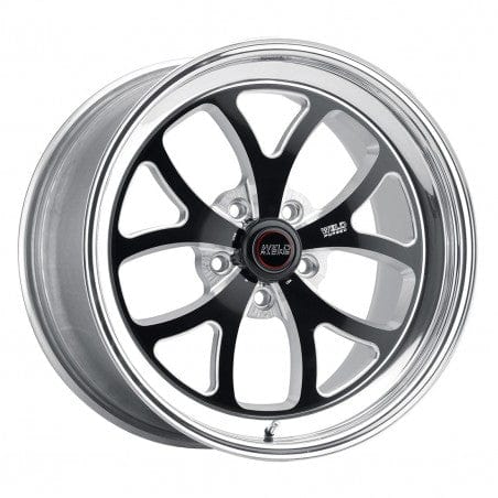 Weld 76HB7070N42A S76 Wheel 17x7 5x120 ET5 BS4.2 Black Center - Polished Shell