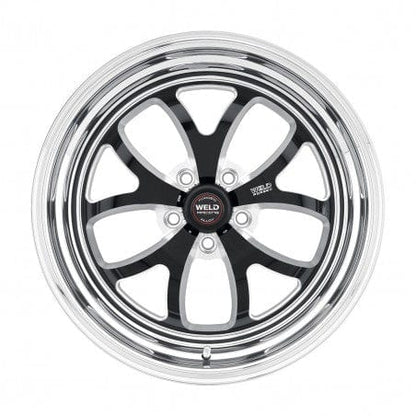 Weld 76MB8100B57A S76 Wheel 18x10 5x4.75 ET5 BS5.7 Black Center - Polished Shell