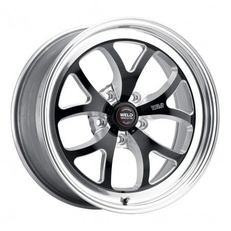 Weld 76LB-509A75A S76 Wheel 15x9 5x4.5 ET64 BS7.5 Black Center - Polished Shell