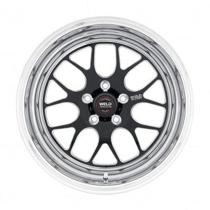 Weld 77LB-504N25A S77 Wheel 15x4 5x120 ET0 BS2.5 Black Center - Polished Shell