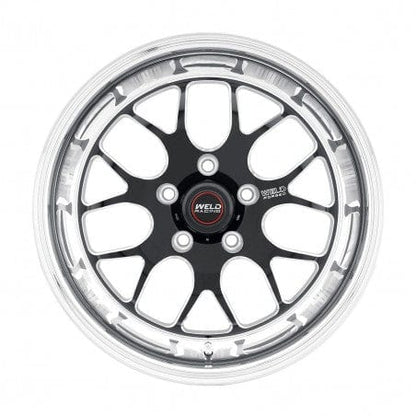 Weld 77MB-509A55A S77 Wheel 15x9 5x4.5 ET13 BS5.5 Black Center - Polished Shell