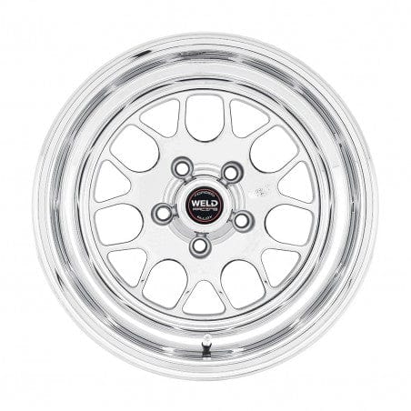 Weld 77MP-509A55A S77 Wheel 15x9 5x4.5 ET13 BS5.5 Polished Center - Polished Shell