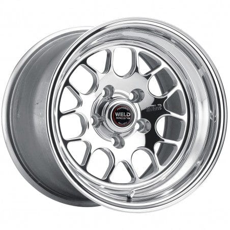 Weld 77MP-510B65A S77 Wheel 15x10 5x4.75 ET25 BS6.5 Polished Center - Polished Shell