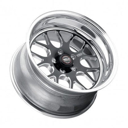 Weld 77LB-508B55A S77 Wheel 15x8 5x4.75 ET25 BS5.5 Black Center - Polished Shell