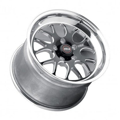 Weld 77MB7045A22A S77 Wheel 17x4.5 5x4.5 ET-14 BS2.2 Black Center - Polished Shell