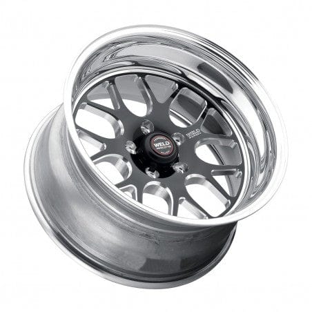 Weld 77LB-509A75A S77 Wheel 15x9 5x4.5 ET64 BS7.5 Black Center - Polished Shell