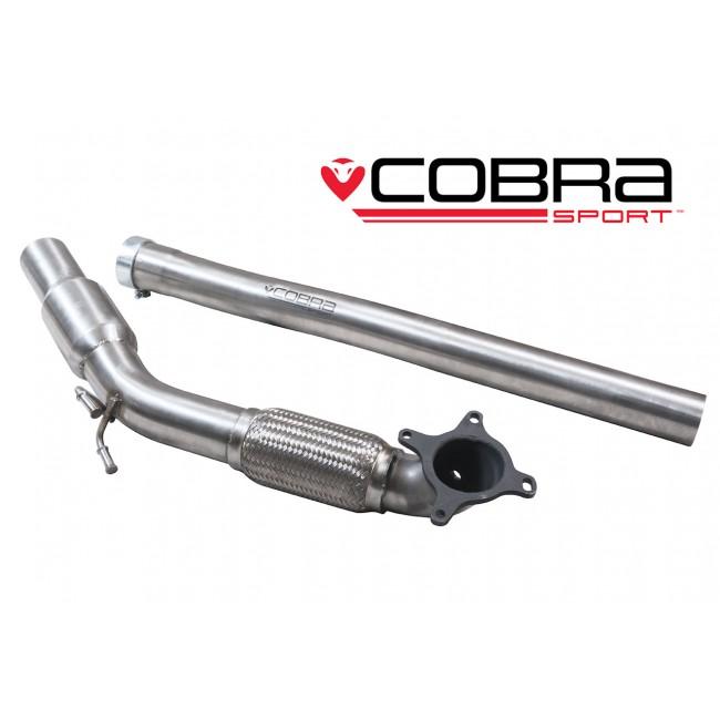 Cobra Exhaust VW Golf GTI (Mk6) 2.0 TSI (5K) (09-12) Sports Cat / De-Cat Front Downpipe Performance Exhaust